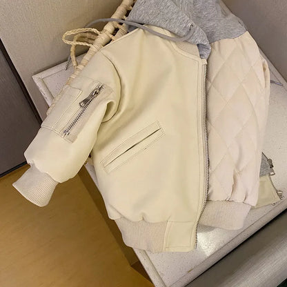 Chaqueta de PU de moda