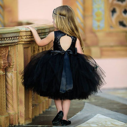 Vestido de Fiesta Infantil Glitter y Tul