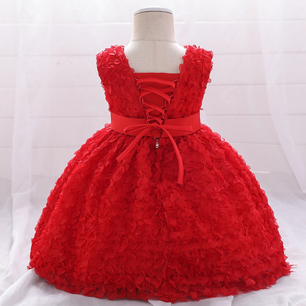 Detalles de Vestido de Fiesta Infantil y Lazo