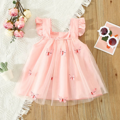 Vestido de tul mariposa