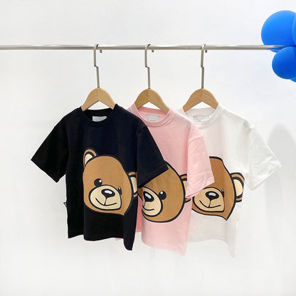 Camiseta con estampado de oso
