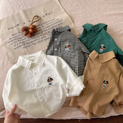 Camisa Botones Oso
