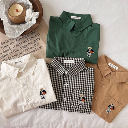 Camisa Botones Oso