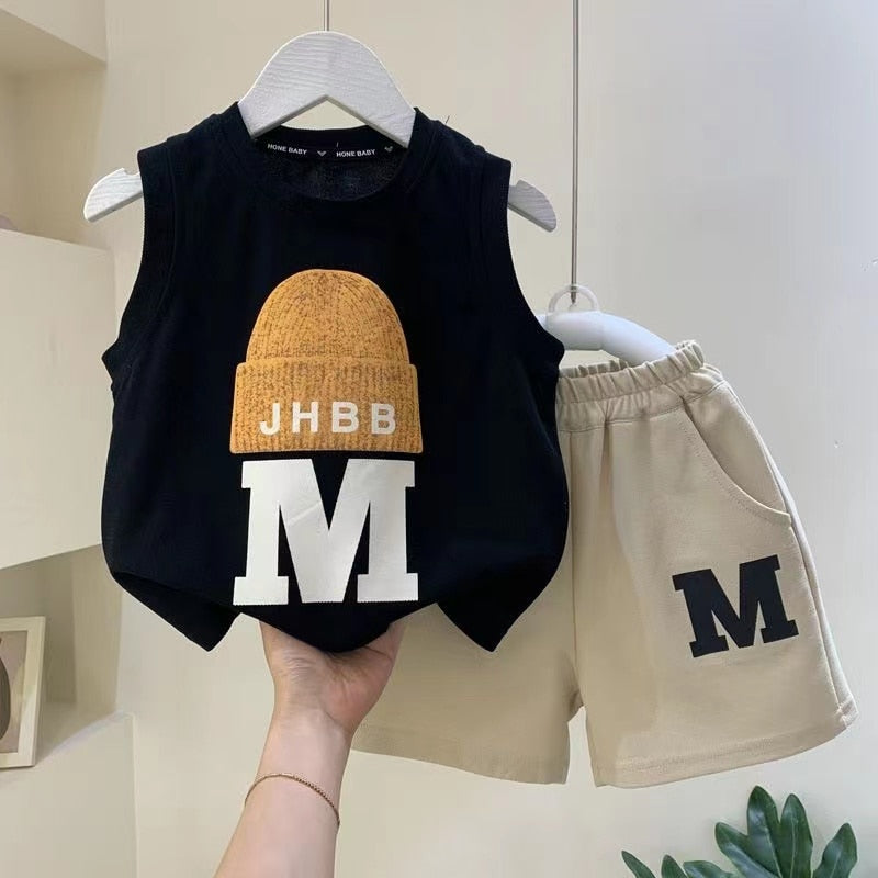 Conjunto deportivo sin mangas para niños