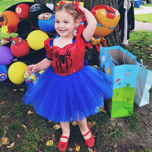 Vestido de Fiesta Infantil Araña