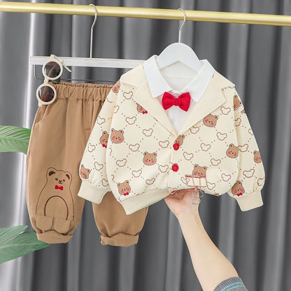 Conjunto Infantil Corbata Osito