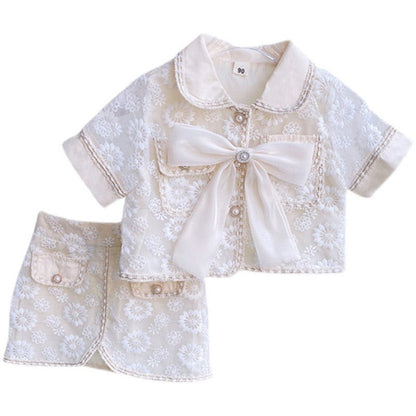 Conjunto de encaje de princesa