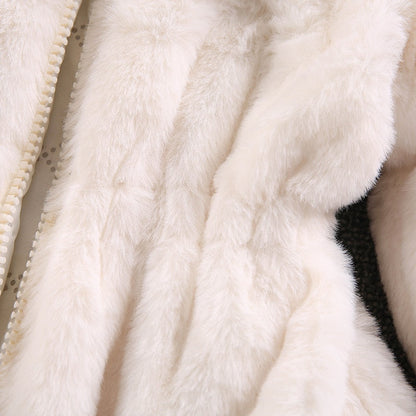 Chaqueta Infantil Piel Pompones