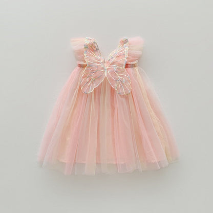 Colores del vestido de tul con alas de mariposa