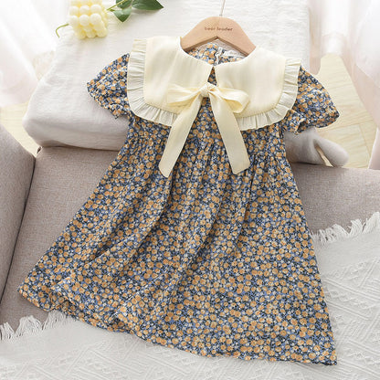 Vestido elegante con lazo