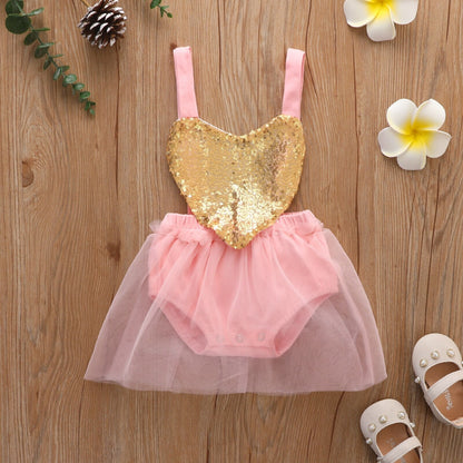 Body infantil dorado