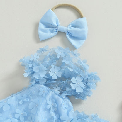 Pelele Infantil Flores Pequeñas