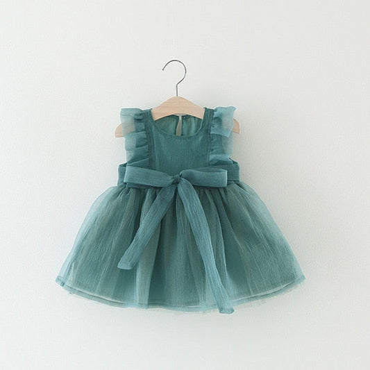 Vestido de menta/ rosa
