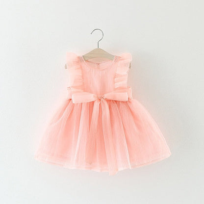 Vestido de menta/ rosa