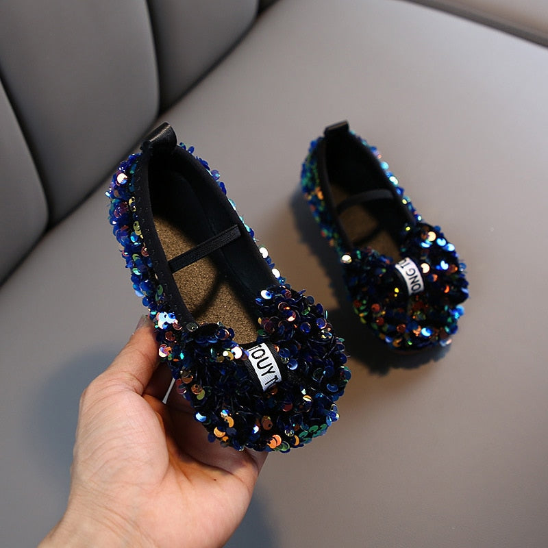 Zapatillas con lentejuelas