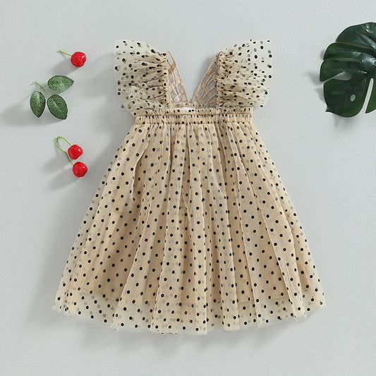 Vestido Mariposa Tul Poá