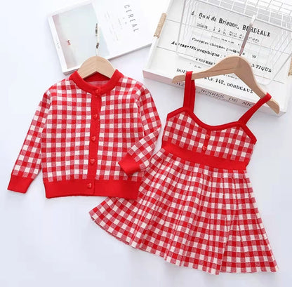 Conjunto Infantil Vestido Con Chaqueta