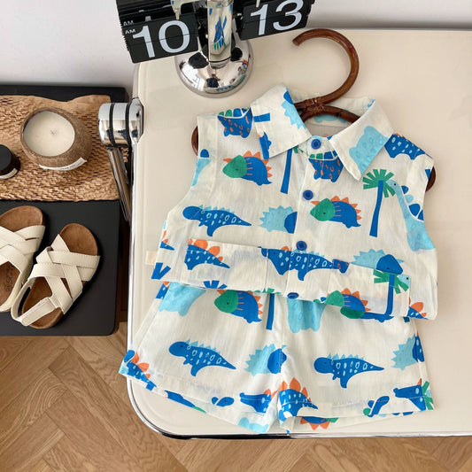 Conjunto infantil niño playa