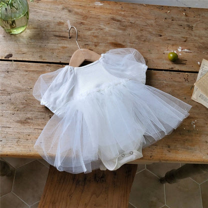 Vestido Infantil Body Tul