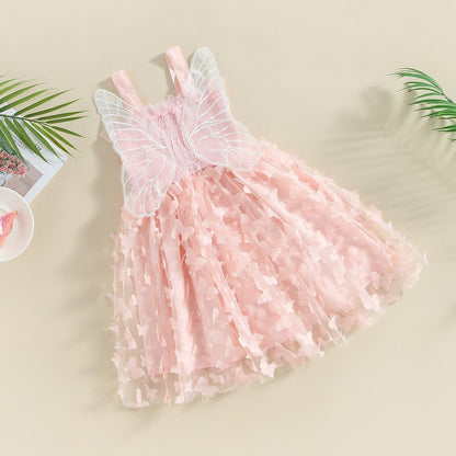 Vestido Princesa Vestido de Tul con Mariposa