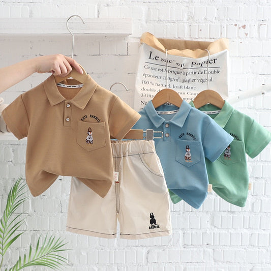 Conjunto polo manga corta y pantalón corto