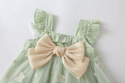 Vestido infantil de encaje