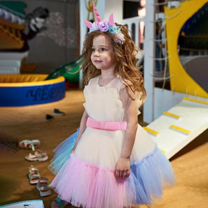 Vestido color tul