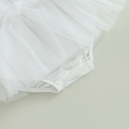 Vestido de tul con lazo