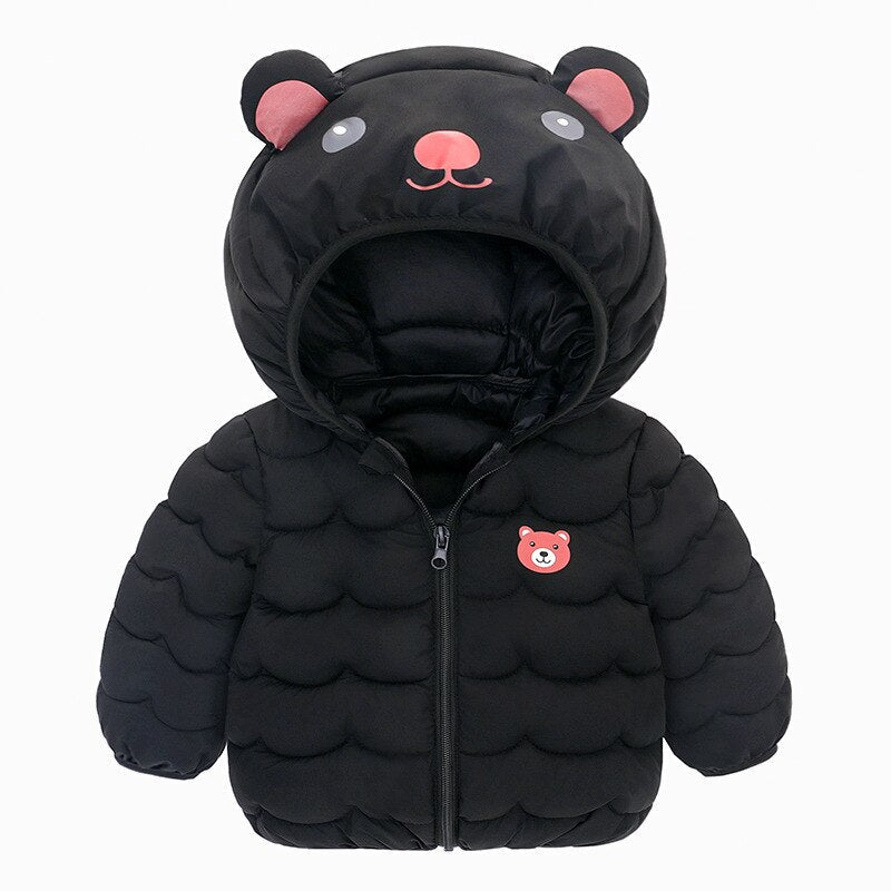 Chaquetas de invierno linda cremallera