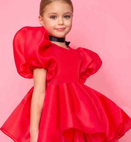 Vestido Fiesta Infantil Tul Espalda Abierta