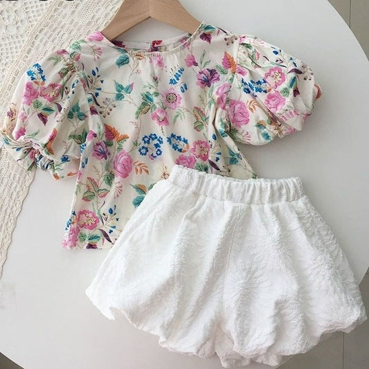 Conjunto infantil bouffant
