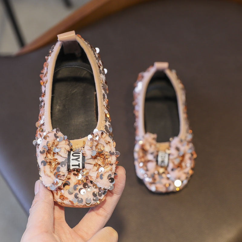Zapatillas con lentejuelas