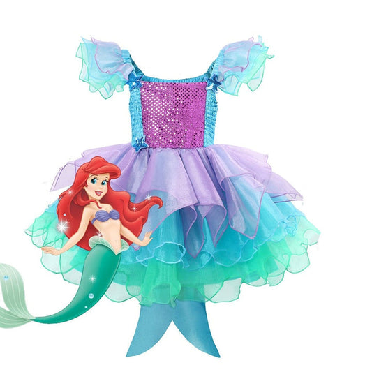 Vestido de sirena para niña