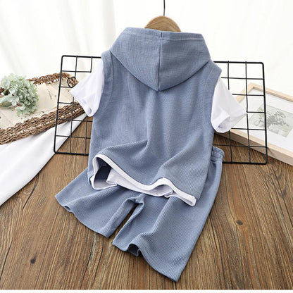 Conjunto Infantil Verano Con Capucha
