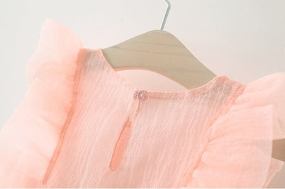 Vestido de menta/ rosa
