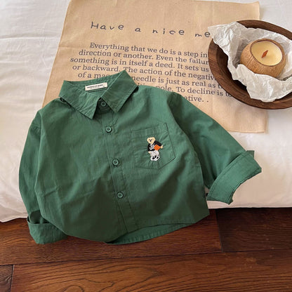 Camisa Botones Oso
