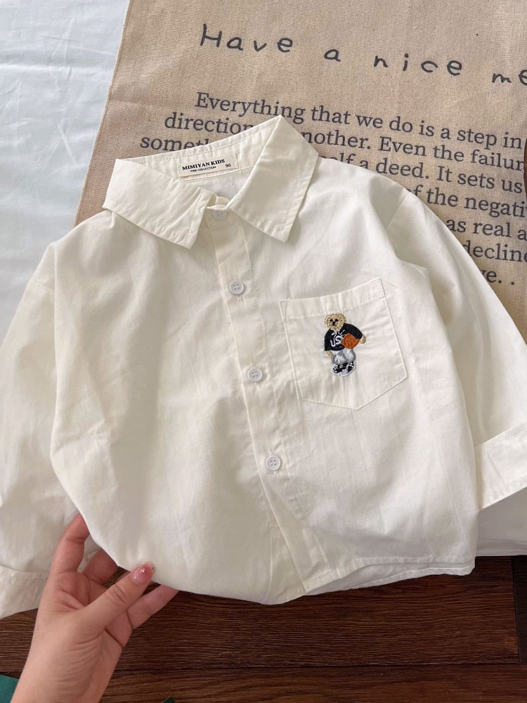 Camisa Botones Oso
