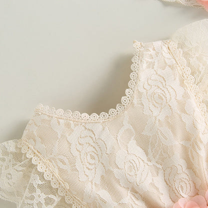 Vestido mameluco con diadema