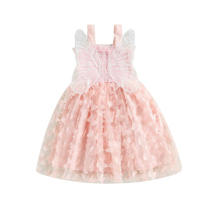 Vestido Princesa Vestido de Tul con Mariposa