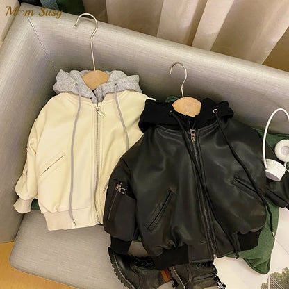 Chaqueta de PU de moda