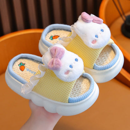 Zapatilla Infantil Lino Lazo Conejo