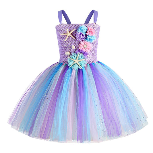 Vestido de Fiesta Infantil Mar Profundo