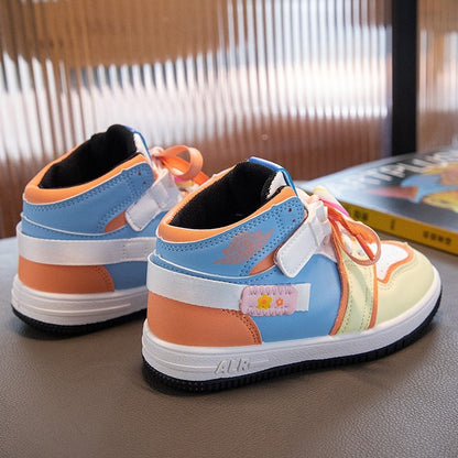 Zapatillas de deporte con flores dulces para niños