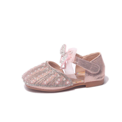 Zapatos de diamantes de imitación de perlas