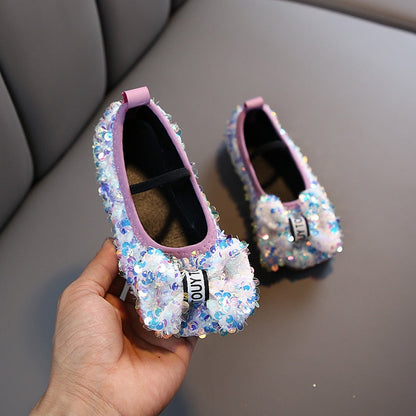 Zapatillas con lentejuelas