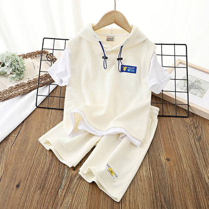 Conjunto Infantil Verano Con Capucha