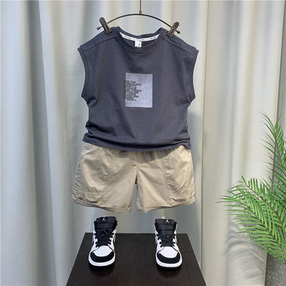 Conjunto sin mangas para niños