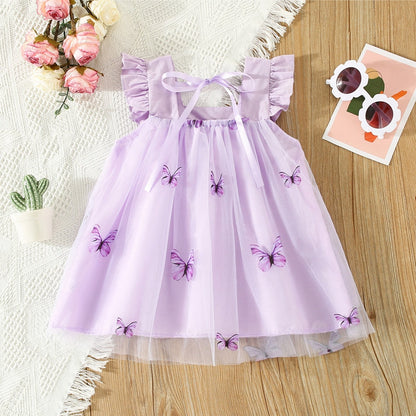 Vestido de tul mariposa