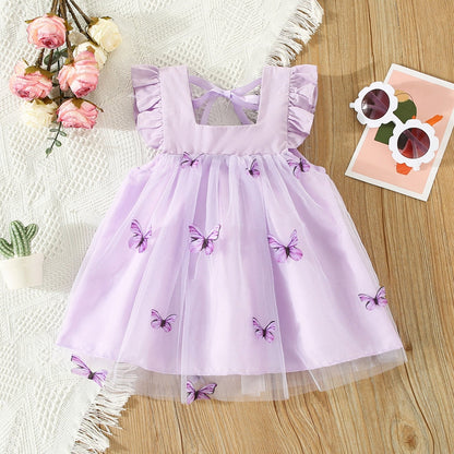 Vestido de tul mariposa