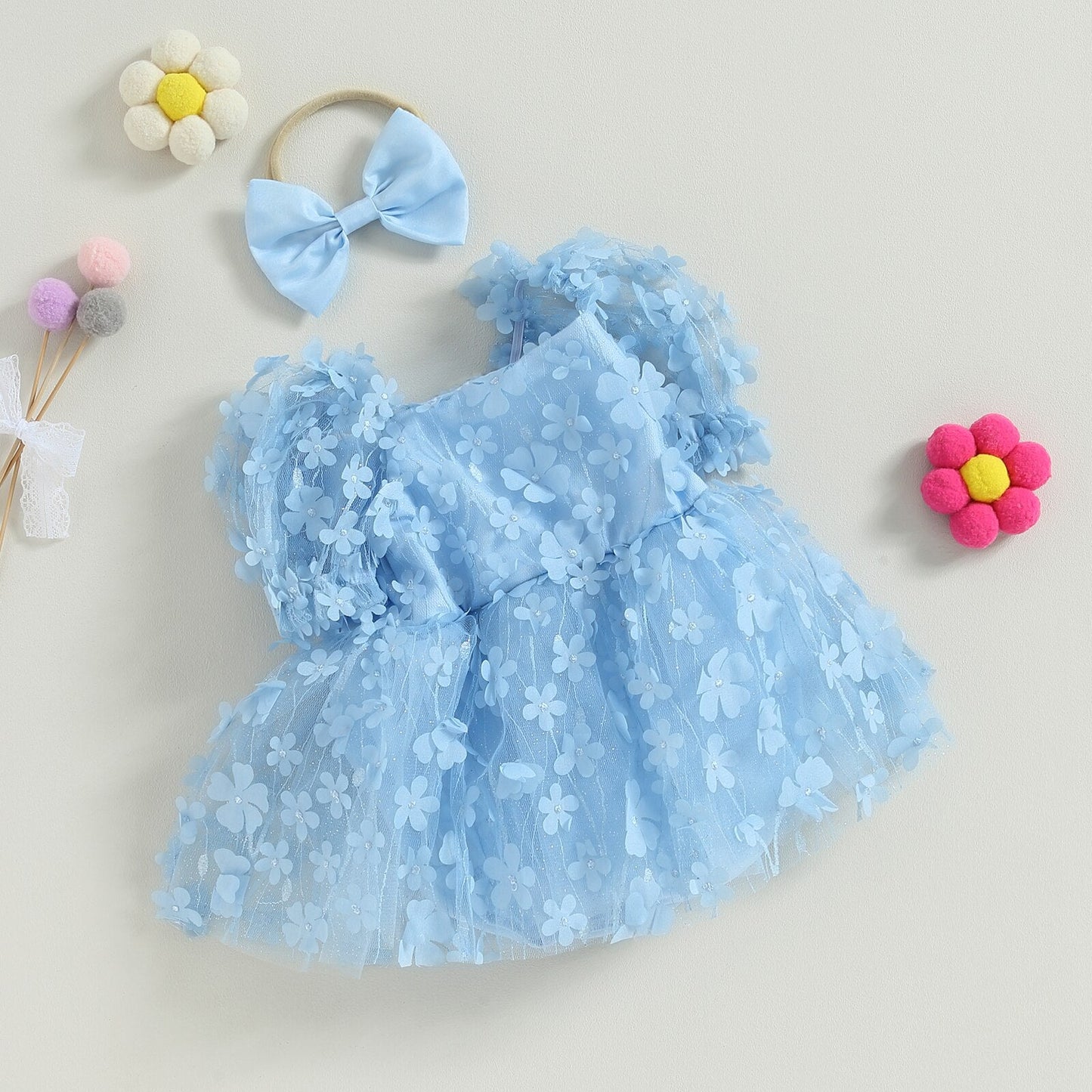 Pelele Infantil Flores Pequeñas